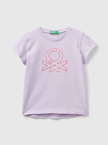 Benetton Koszulka w kolorze lawendowym