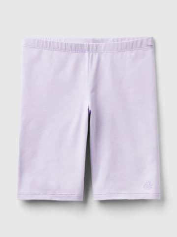 Benetton Bermudy w kolorze lawendowym