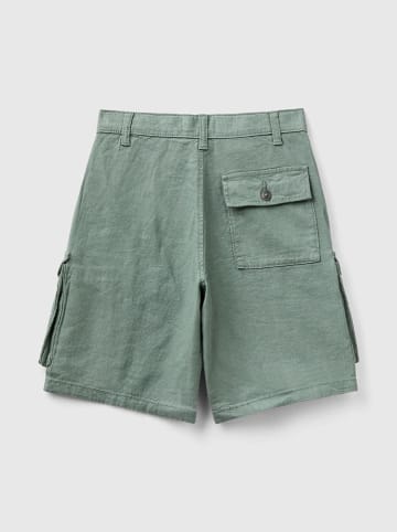 Benetton Bermudy w kolorze oliwkowym