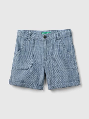Benetton Szorty w kolorze niebieskim