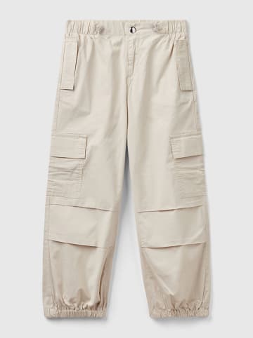 Benetton Cargohose in Beige