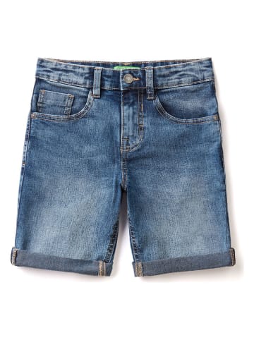 Benetton Jeans-Shorts in Blau