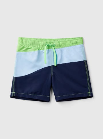 Benetton Badehose in Blau/ Grün