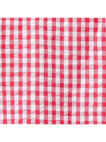 Benetton Shirt in Rot/ Weiß