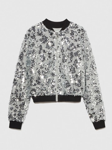 Sisley Übergangsjacke in Silber