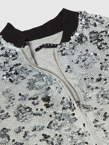 Sisley Übergangsjacke in Silber