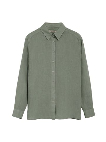 Polo Club Leinen-Hemd in Khaki