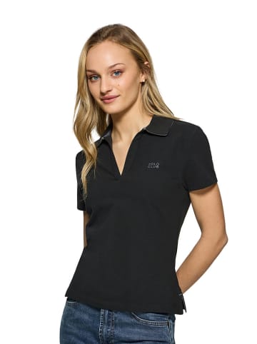 Polo Club Poloshirt in Schwarz/ Grau
