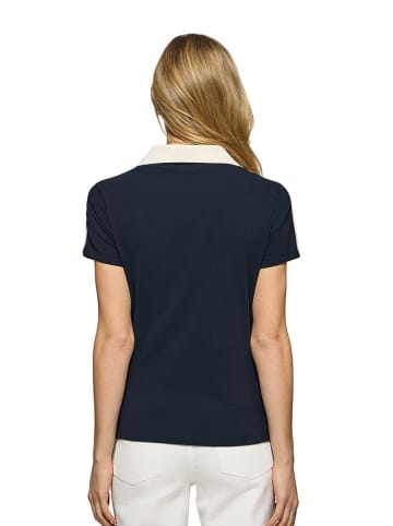 Polo Club Poloshirt in Dunkelblau/ Weiß