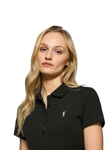 Polo Club Polokleid in Schwarz