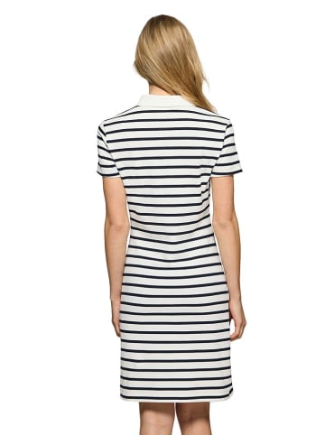 Polo Club Kleid in Creme/ Schwarz