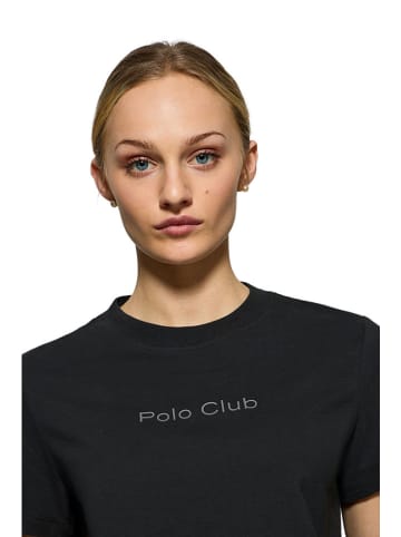Polo Club Koszulka w kolorze czarnym