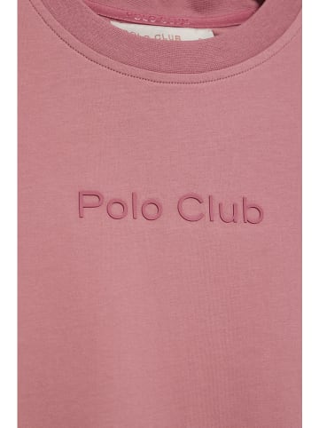 Polo Club Koszulka w kolorze szaroróżowym