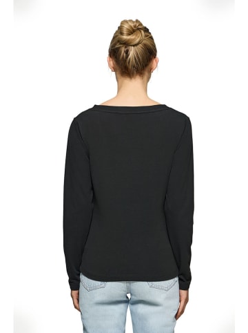 Polo Club Longsleeve in Schwarz