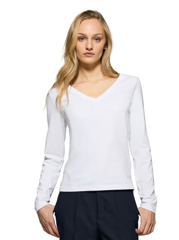 Polo Club Longsleeve in Weiß