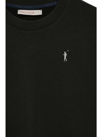 Polo Club Sweatshirt in Schwarz