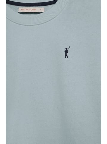 Polo Club Sweatshirt in Hellblau