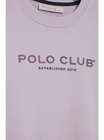 Polo Club Sweatshirt in Lila