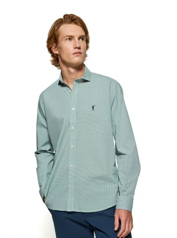 Polo Club Koszula - Slim fit - w kolorze zielonym