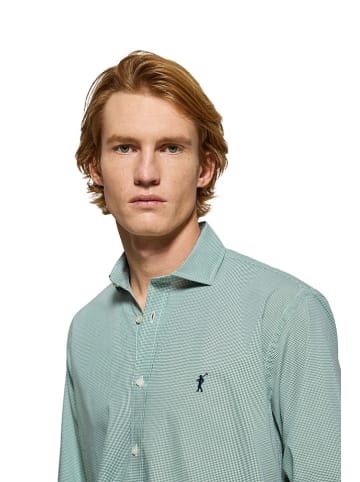 Polo Club Koszula - Slim fit - w kolorze zielonym