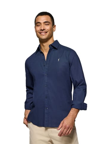 Polo Club Blouse - regular fit - donkerblauw