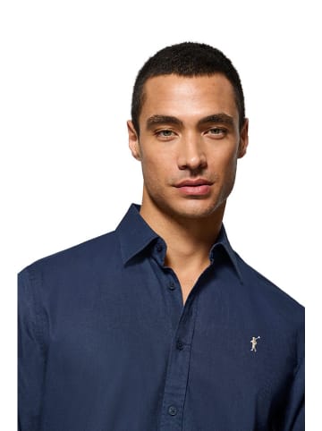 Polo Club Blouse - regular fit - donkerblauw