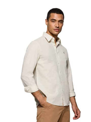 Polo Club Hemd - Regular fit - in Beige