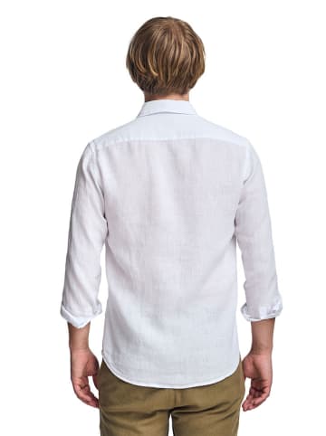 Polo Club Leinenhemd - Slim fit - in Weiß