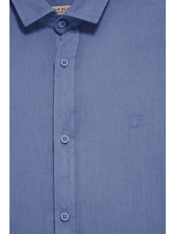 Polo Club Linnen blouse - regular fit - blauw