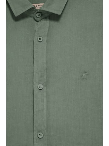Polo Club Leinenhemd - Regular fit - in Khaki