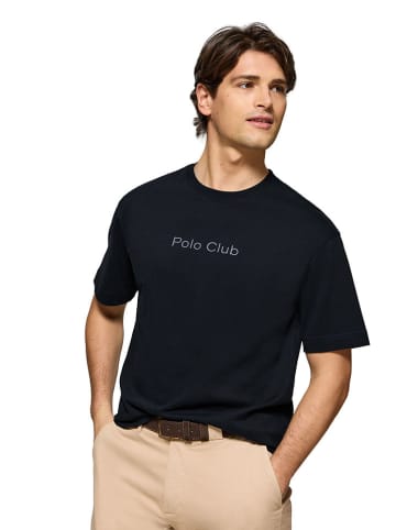 Polo Club Koszulka - Relaxed fit - w kolorze granatowym