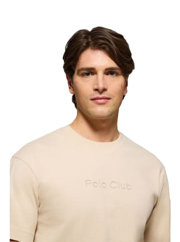 Polo Club Shirt in Beige