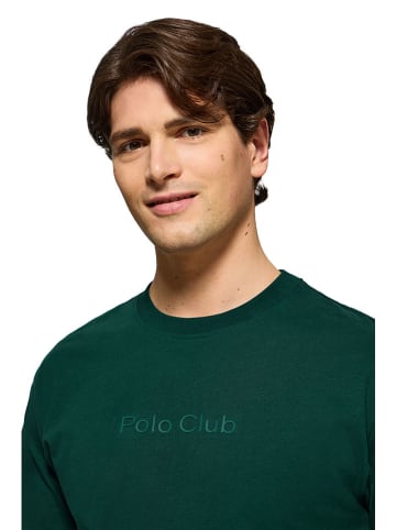 Polo Club Koszulka w kolorze ciemnozielonym