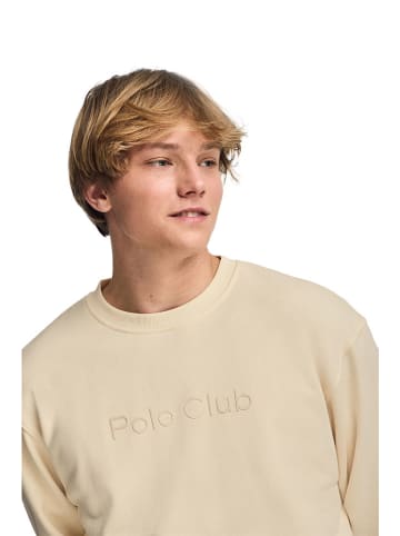 Polo Club Sweatshirt in Beige