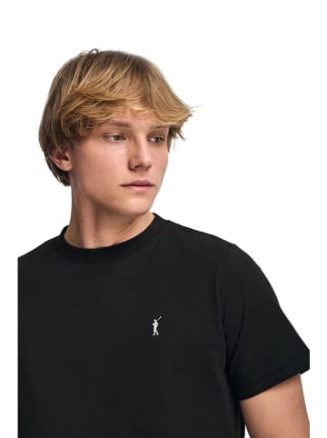 Polo Club Shirt in Schwarz