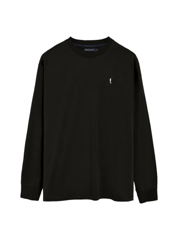 Polo Club Longsleeve - Regular fit - in Schwarz