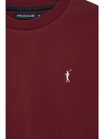 Polo Club Longsleeve - regular fit - bordeaux