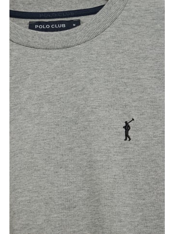 Polo Club Longsleeve in Grau