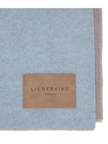 LIEBESKIND BERLIN Wollen sjaal blauw - (L)240 x (B)50 cm