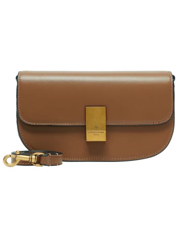 LIEBESKIND BERLIN Leren schoudertas lichtbruin - (B)22 x (H)12,5 x (D)4 cm
