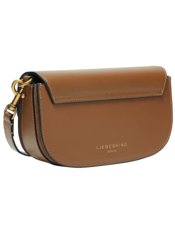 LIEBESKIND BERLIN Leren schoudertas lichtbruin - (B)22 x (H)12,5 x (D)4 cm