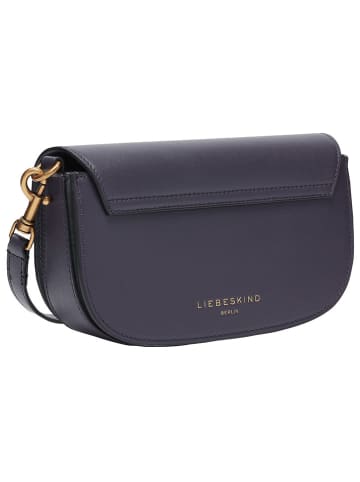 LIEBESKIND BERLIN Leren schoudertas donkerblauw - (B)22 x (H)12,5 x (D)4 cm