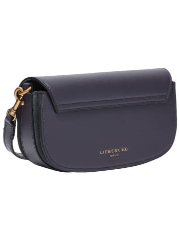 LIEBESKIND BERLIN Leren schoudertas donkerblauw - (B)22 x (H)11 x (D)3,5 cm