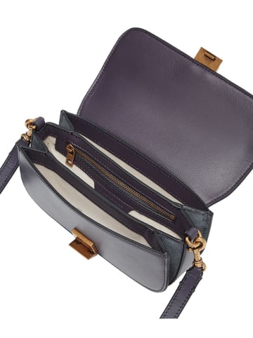 LIEBESKIND BERLIN Leren schoudertas donkerblauw - (B)22 x (H)11 x (D)3,5 cm