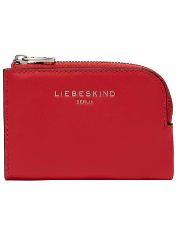 LIEBESKIND BERLIN Leder-Geldbörse "Lena" in Rot - (B)11,5 x (H)8 x (T)1 cm