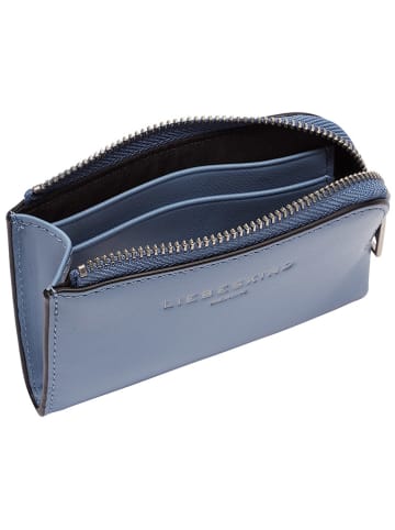 LIEBESKIND BERLIN Leder-Geldbörse "Lena" in Hellblau - (B)11,5 x (H)8 x (T)1 cm