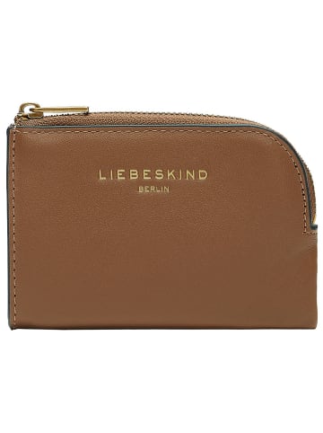 LIEBESKIND BERLIN Leder-Geldbörse "Lena" in Hellbraun - (B)11,5 x (H)8 x (T)1 cm