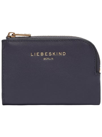 LIEBESKIND BERLIN Leder-Geldbörse "Lena" in Dunkelblau - (B)11,5 x (H)8 x (T)1 cm