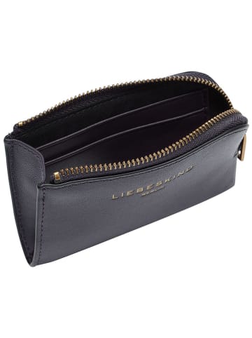 LIEBESKIND BERLIN Leder-Geldbörse "Lena" in Dunkelblau - (B)11,5 x (H)8 x (T)1 cm