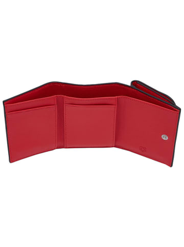 LIEBESKIND BERLIN Leder-Geldbörse "Lillian" in Rot - (B)10 x (H)8 x (T)3 cm